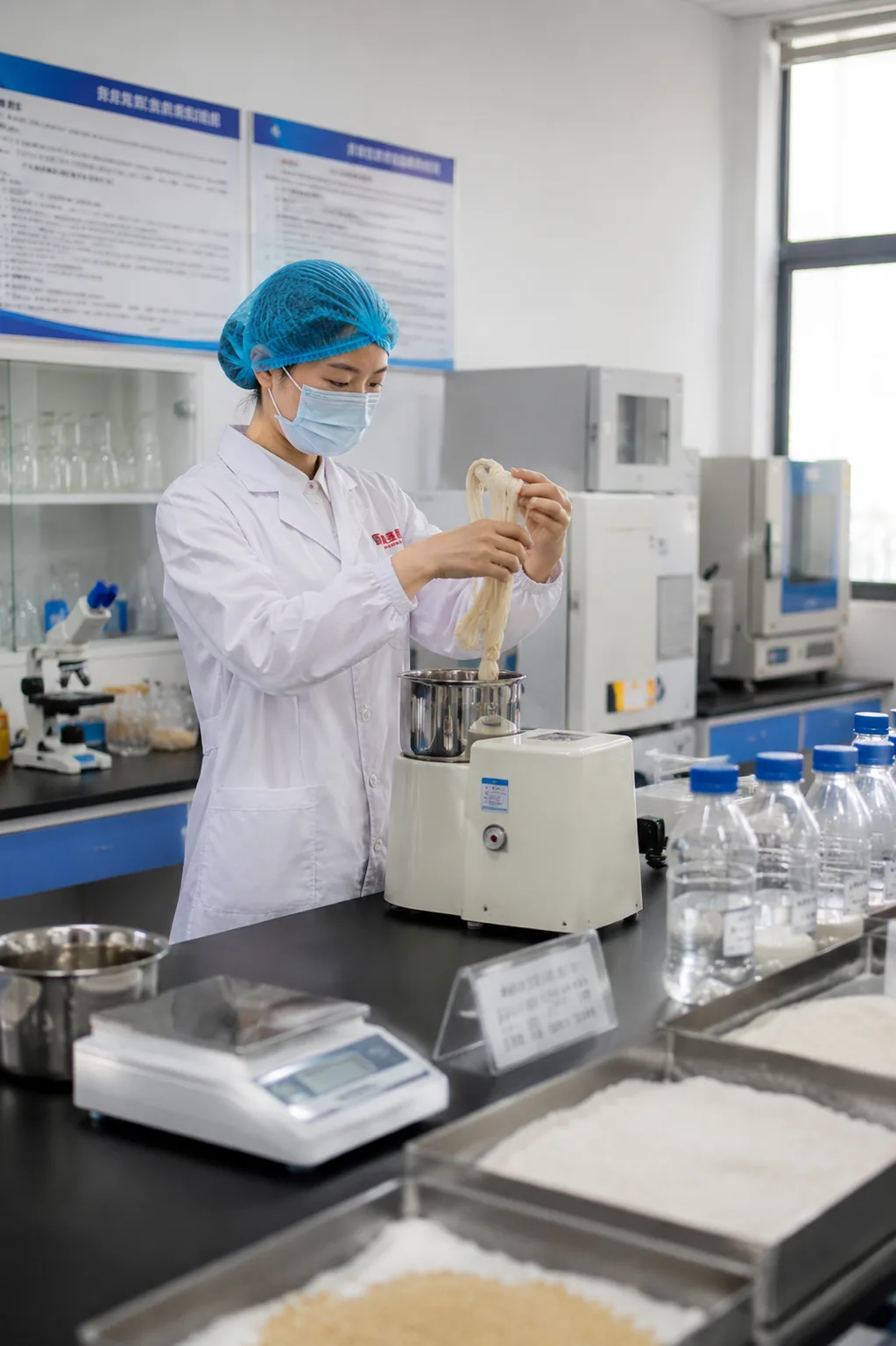 Lisheng product lab — R&D and quality testing