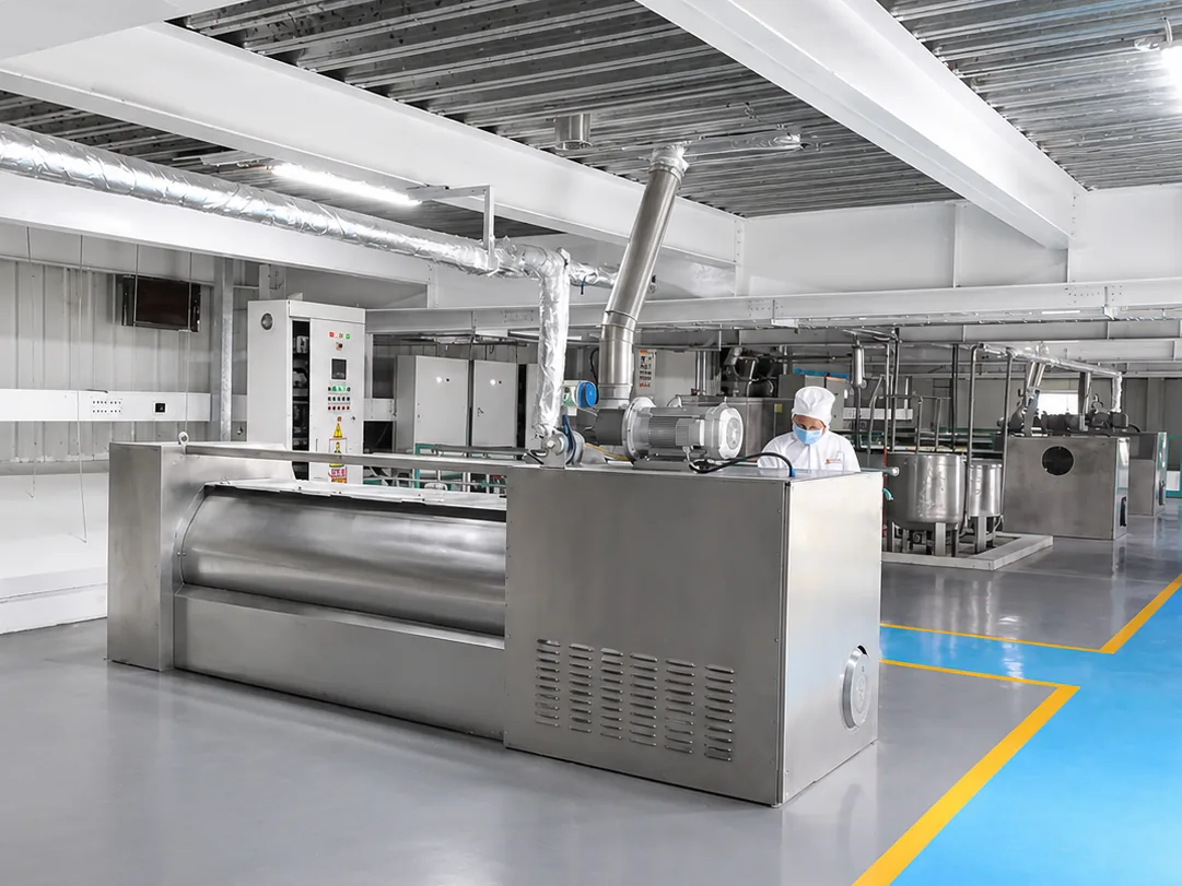 Automated noodle production lines at a Lisheng plant